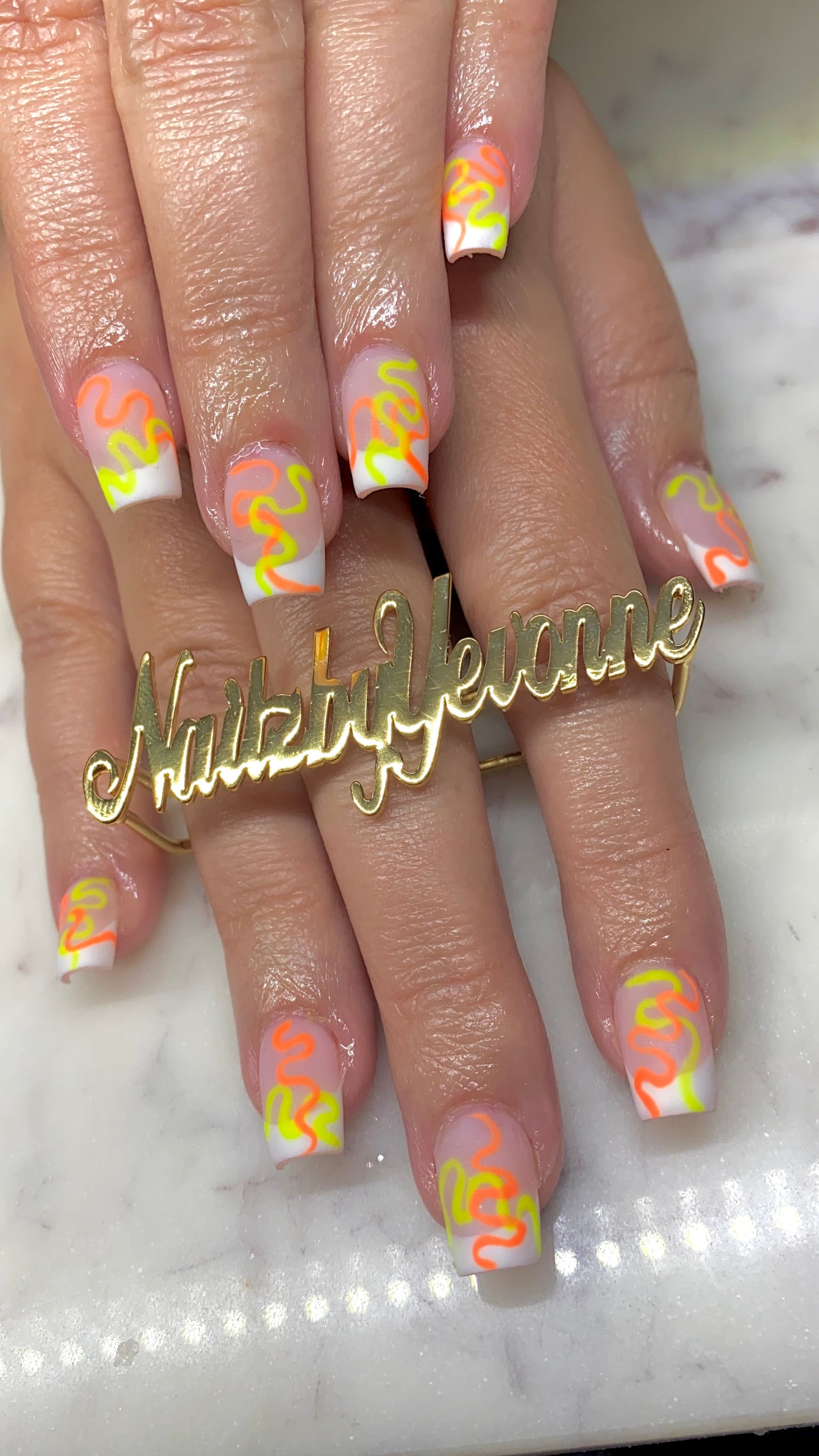 Neon Swirls